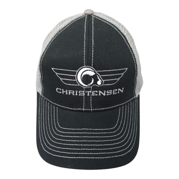 Christensen Arms Ram Mesh Strapback Cap Wordmark Gradient Trucker Baseball Hat - Picture 13 of 14